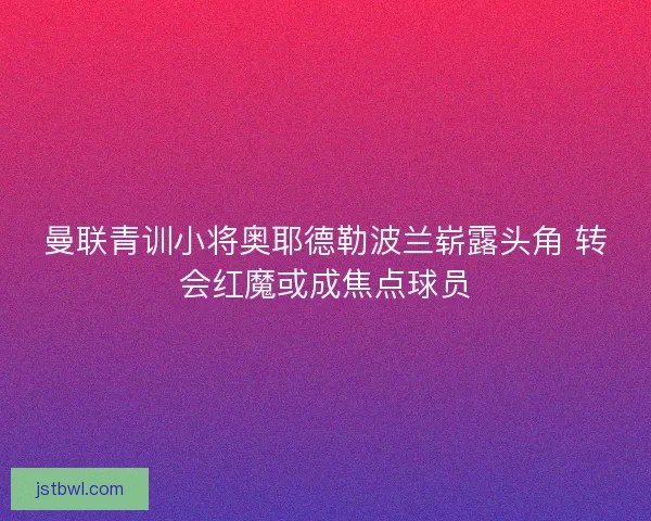 曼联青训小将奥耶德勒波兰崭露头角 转会红魔或成焦点球员
